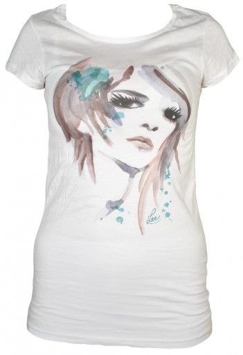 LEE dámske tričko white S/S ILLUSTRATION T L r40