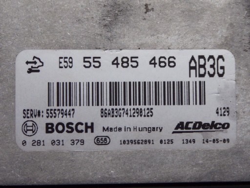 Computer OPEL INSIGNIA LIFT 2.0 CDTI 55485466