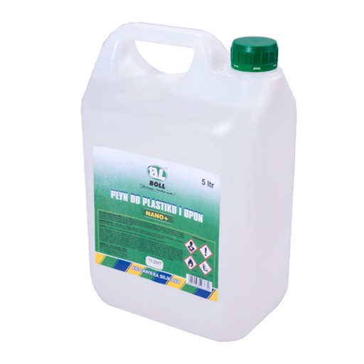 BOLL РІДИНА ДЛЯ ПЛАСТИКУ І ШИН БЕЗ СИЛІКОНУ 5 ЛІТРІВ
