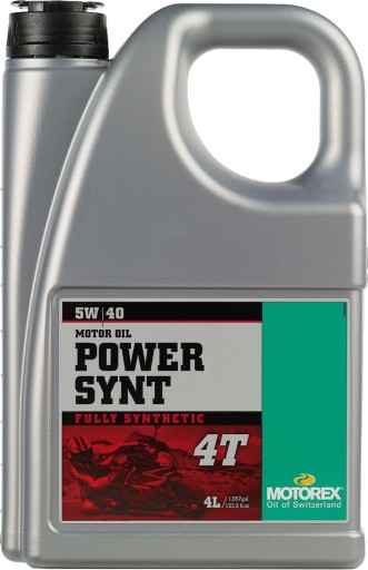 MOTOREX POWER SYNT 4T 5W40 синтетичне масло ДЛЯ ТРЕК