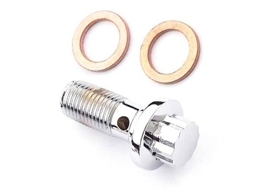 БОЛТ ГАЛЬМІВНОЇ МАГІСТРАЛІ ХРОМ 5/16 UNF HARLEY