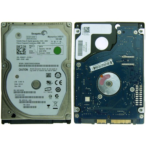 SEAGATE ST9160310AS | FW DE04 | nezistené 4fA