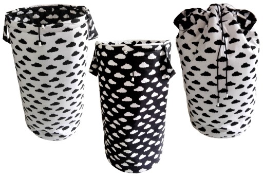 Duży Kosz Na Zabawki Dwustronny Zamykany D Wzorów