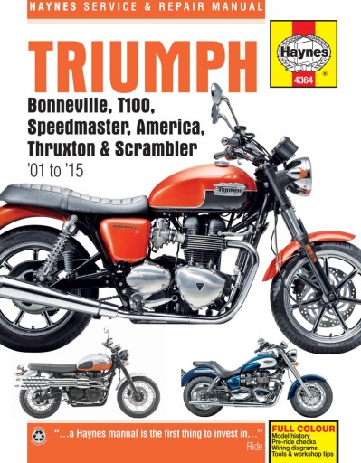 Triumph Bonneville T100 Speedmaster 01-15