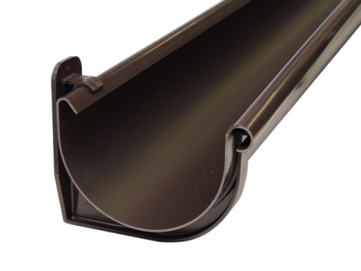 Rynna dachowa PVC-U Gamrat 150mm ciemny brąz