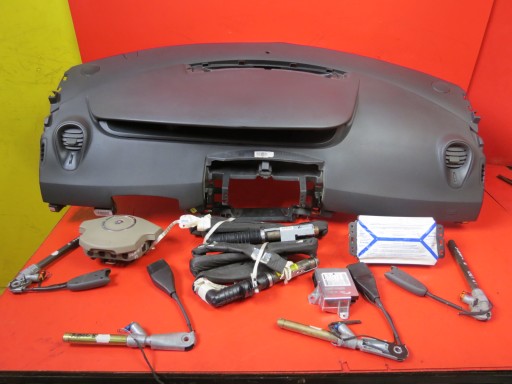 RENAULT SCENIC II 2 LIFT dashboard cockpit airbags airbag adjusters roof airbags KPL