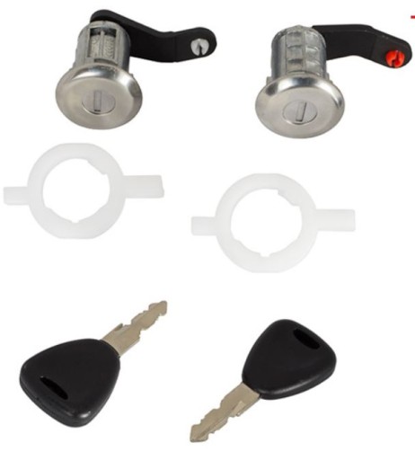 7701470944 - 2 ДВЕРНЫЕ ЗАМКИ ЗАМОК ВСТАВКИ ВСТАВКА OPEL MOVANO II