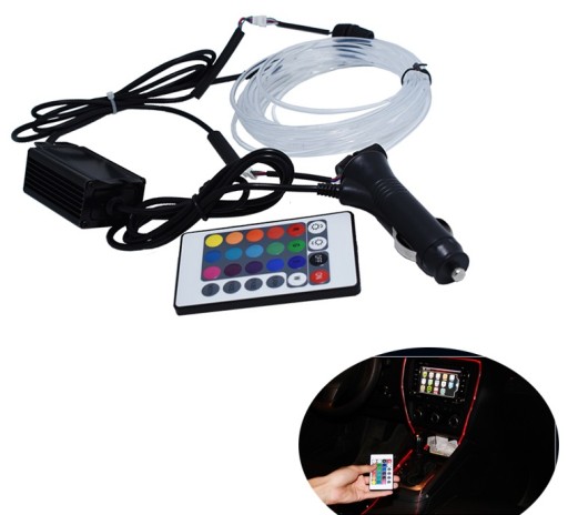 Внутреннее освещение LED RGB NEON FIBER 500CM