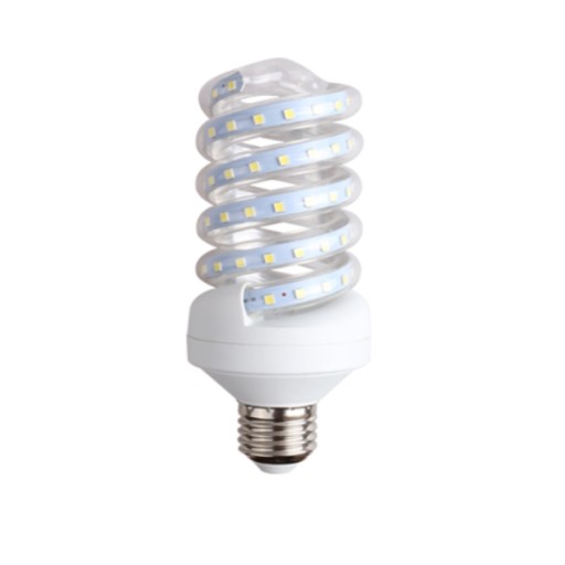 LED žárovka E27 20W studená spirála 6400K