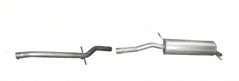 Комплект глушителей Citroen C5 1,8+2,0 02-10р.