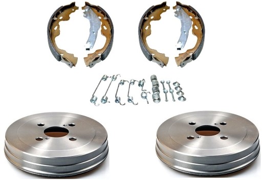 Барабани щелепи TOYOTA YARIS Я-версія Франції