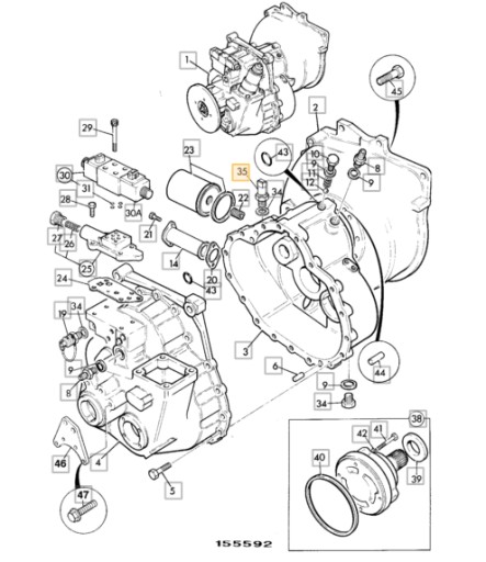 Кпп jcb 4cx схема