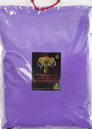 Farebný prášok HOLI 1kg púder fialový purple