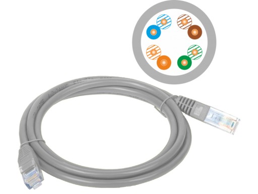 Patchcord UTP Kat.5e 10 m sieťový LAN ALANTEC