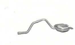 08.613 - Глушник Ford Mondeo Mk 3 2.0 dCi combi