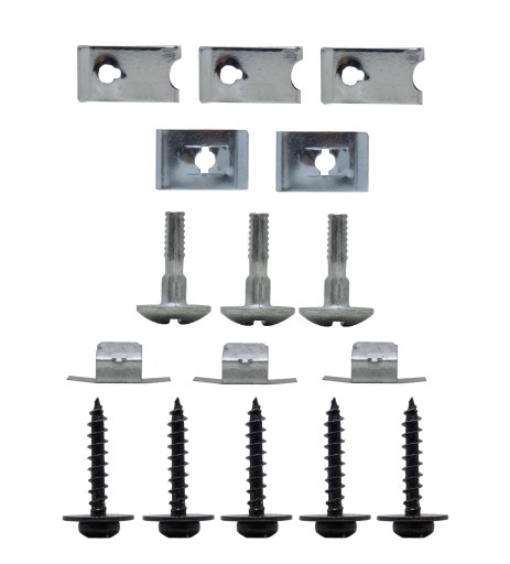 ZPZ2329 - CITROEN C4 C5 307 308 комплект зажимов кожуха двигателя