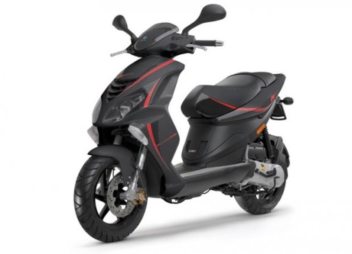 Piaggio NRG Power наклейки шпон полный набор черный