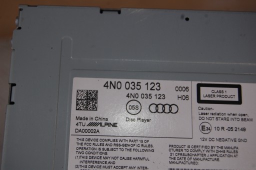 Navigation Bildschirm AUDI A7 C8 4K 4N0035123