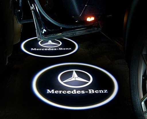 Mercedes Led Logo Projektor E200 E220 E250 a další A008 Mercedes za 382 Kč  z Rybnik - Allegro.pl - (12968770783)