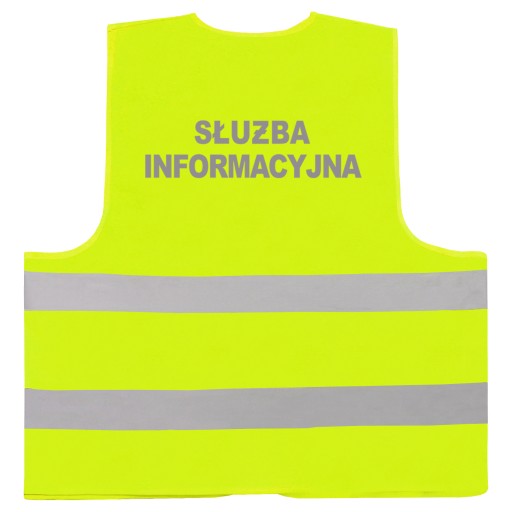 ŽLTÁ VÝSTRAŽNÁ VESTA INFORMAČNÁ SLUŽBA L