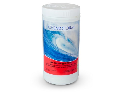 REGULÁTOR pH MINUS VODY GRANULÁT CHEMOFORM 1,5 kg 1 l