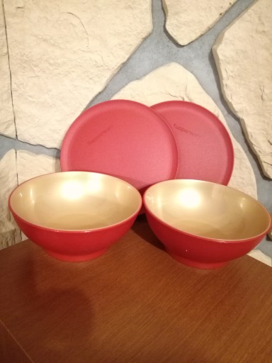 Zdjęcie oferty: Tupperware eleganckie miski salaterki Alegra 275x2