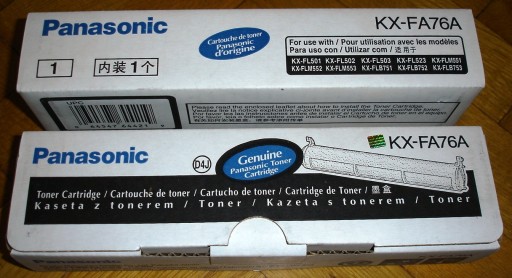 Zdjęcie oferty: SUPER CENA Toner Panasonic KX-FA76A ORYGINAŁ FV