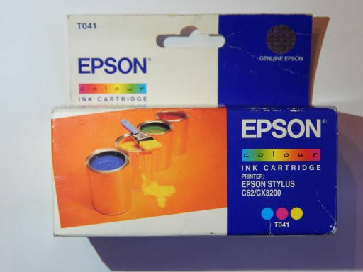 Zdjęcie oferty: TUSZ EPSON T041 C62 CX3200 kolor ORYGINALNY