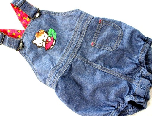 Zdjęcie oferty: H&M HELLO KITTY EXTRA SPODENKI JEANS 74