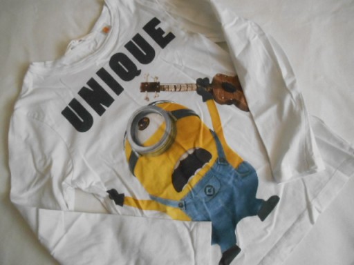 Zdjęcie oferty: H&M MINIONKI EXTRA BLUZKA SYNEK 122/128