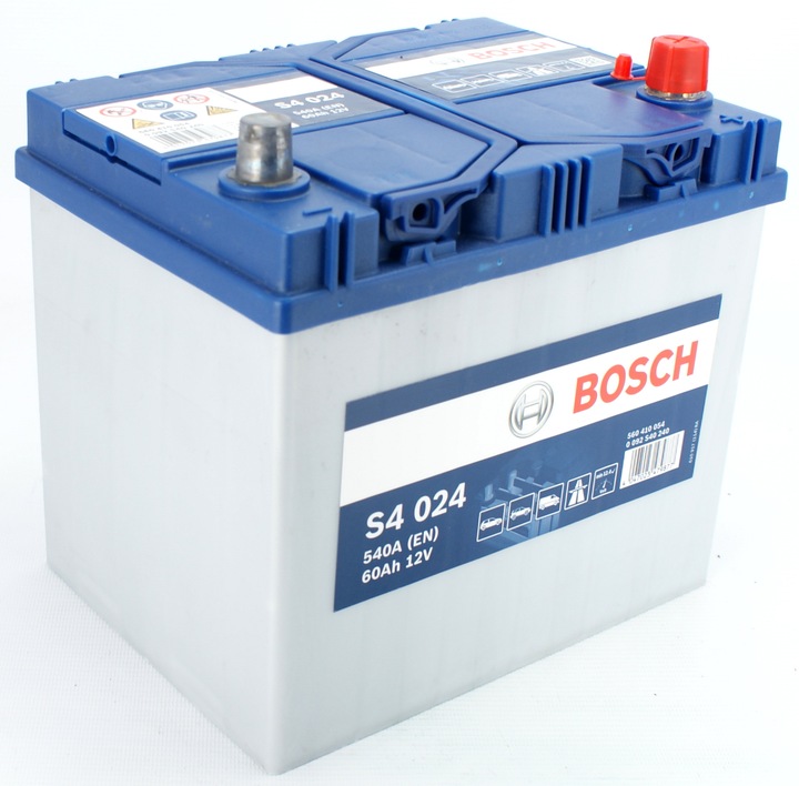 ACCUMULATEUR BOSCH SILVER S4024 60AH 540A PRAWY+ photo 1 - milautoparts-fr.ukrlive.com