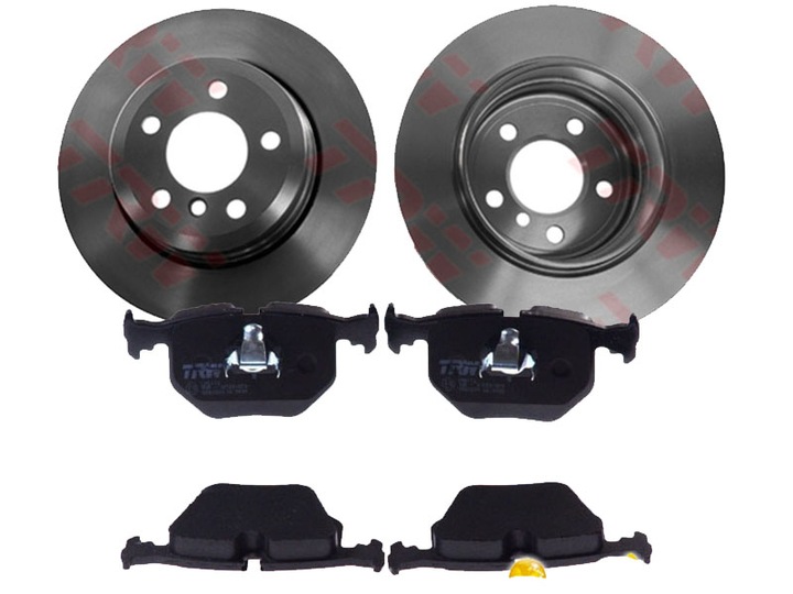 DISCS PADS TRW REAR BMW X3 E83 320MM photo 2 - milautoparts-fr.ukrlive.com