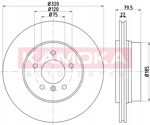 DISC BRAKE PRZED.WENT. 1032594/KAO KAMOKA photo 1 - milautoparts-fr.ukrlive.com