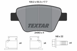 SABOTS DE FREIN DISQUES TEXTAR ARRIÈRE VW GOLF VI JETTA 3 IV photo 2 - milautoparts-fr.ukrlive.com