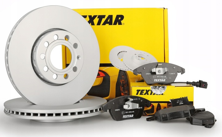 2× TEXTAR DISC BRAKE BMW P. E30 86-93 + TEXTAR PADS BRAKE FRONT BMW 3 82-91 photo 1 - milautoparts-fr.ukrlive.com