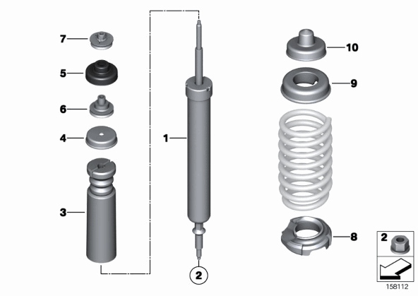 PAD SPRING BMW T. 3 E90 BOTTOM SIDE photo 5 - milautoparts-fr.ukrlive.com