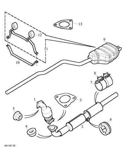 ROVER 75 MG ZT 2.0L CDTI GASKET TURBINE EXHAUSTION photo 2 - milautoparts-fr.ukrlive.com