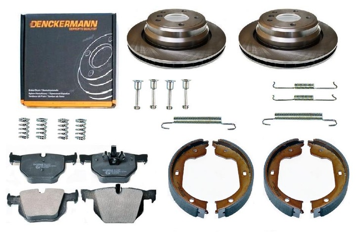 DISCS PADS BRAKE SHOES BMW 5 E60 REAR SET photo 1 - milautoparts-fr.ukrlive.com