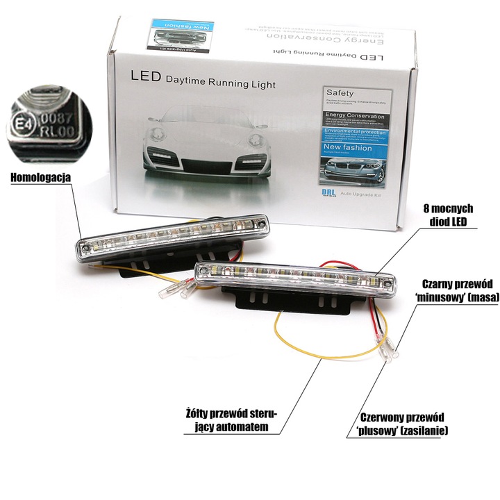 LAMPS LIGHT FOR DRIVER DAYTIME LED GEAR 2X8LED photo 5 - milautoparts-fr.ukrlive.com