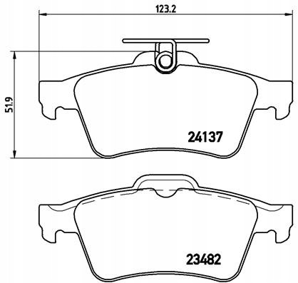 DISCS PADS BREMBO REAR - FORD C-MAX 265MM photo 3 - milautoparts-fr.ukrlive.com