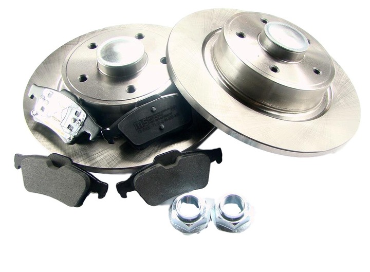 DISCS 2 PCS. REAR RENAULT LAGUNA II +LOZYSKA +ABS photo 1 - milautoparts-fr.ukrlive.com