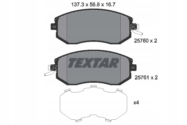 2576001_A PADS BRAKE P. FORESTER 13-/OUTBACK/LEGA photo 9 - milautoparts-fr.ukrlive.com