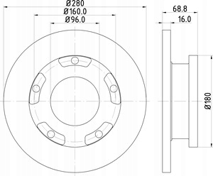 PADS DISCS TEXTAR REAR FORD TRANSIT 2006-> photo 3 - milautoparts-fr.ukrlive.com