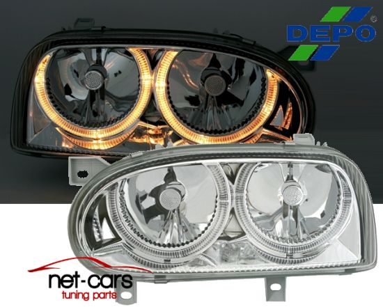 FEUX GRILLES FK VW GOLF 3 3 ANGEL EYES C photo 1 - milautoparts-fr.ukrlive.com