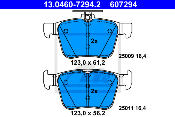 DISCS PADS ATE REAR - SKODA KODIAQ photo 3 - milautoparts-fr.ukrlive.com