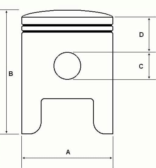 PISTON APRILIA MBK YAMAHA JOG 40,50 SZLIF photo 2 - milautoparts-fr.ukrlive.com