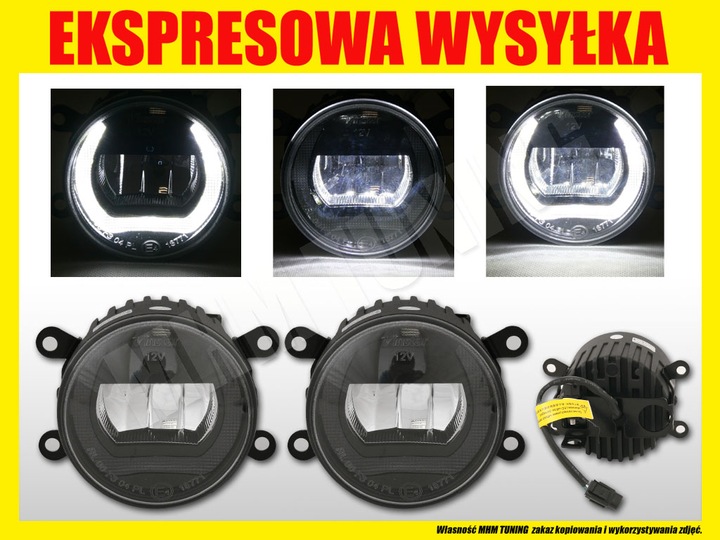 LED LIGHT FOR DRIVER DAYTIME DRL HALOGEN LAMP PRZECIMGIELNYOKRAGLE UNIVERSAL photo 2 - milautoparts-fr.ukrlive.com