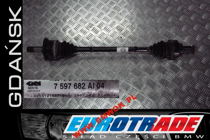 BMW F20 F30 HALF-AXLE RIGHT LEFT REAR 7597681 7597682 photo 1 - milautoparts-fr.ukrlive.com