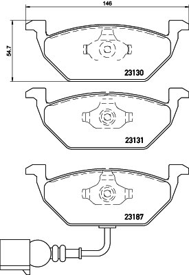 DISCS I PADS BREMBO FRONT - AUDI A3 8P 280MM photo 3 - milautoparts-fr.ukrlive.com