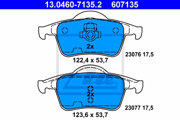 DISQUES SABOTS DE FREIN ATE ARRIÈRE POUR - VOLVO S60 I S80 I photo 3 - milautoparts-fr.ukrlive.com